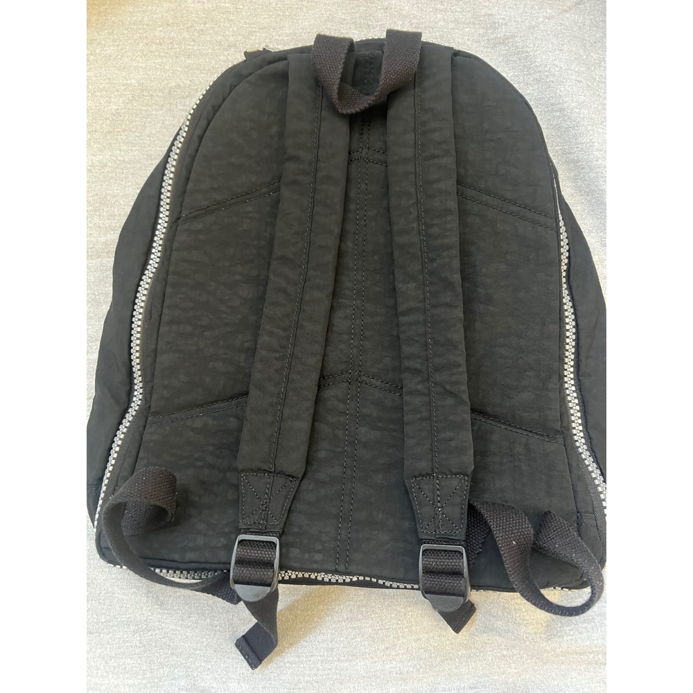 Kipling Backpack in Black Expandable Multiple Compartments - Picture 2 of 7